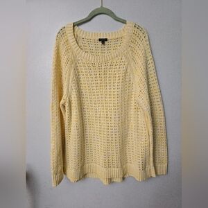 Talbots Yellow Knit Sweater